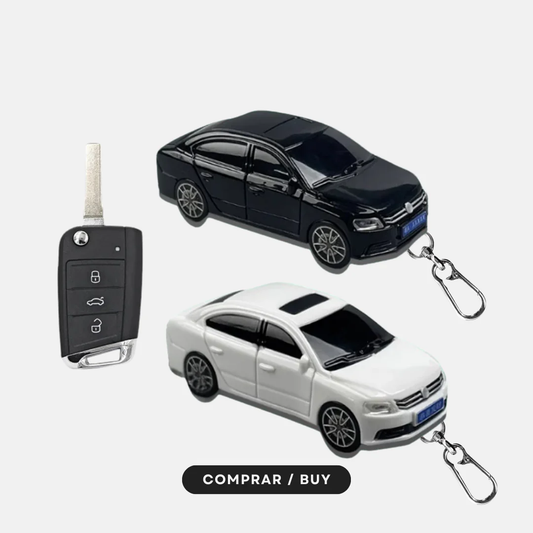 BlazeGuard Key - Diseño Alemán/compatible con Virtus, Vento, Jetta (DZ-3T)