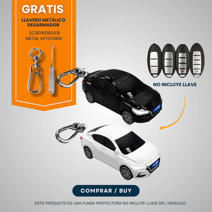 BlazeGuard Key – Diseño Japonés N/compatible con Versa blanco y Sentra (RC-5)
