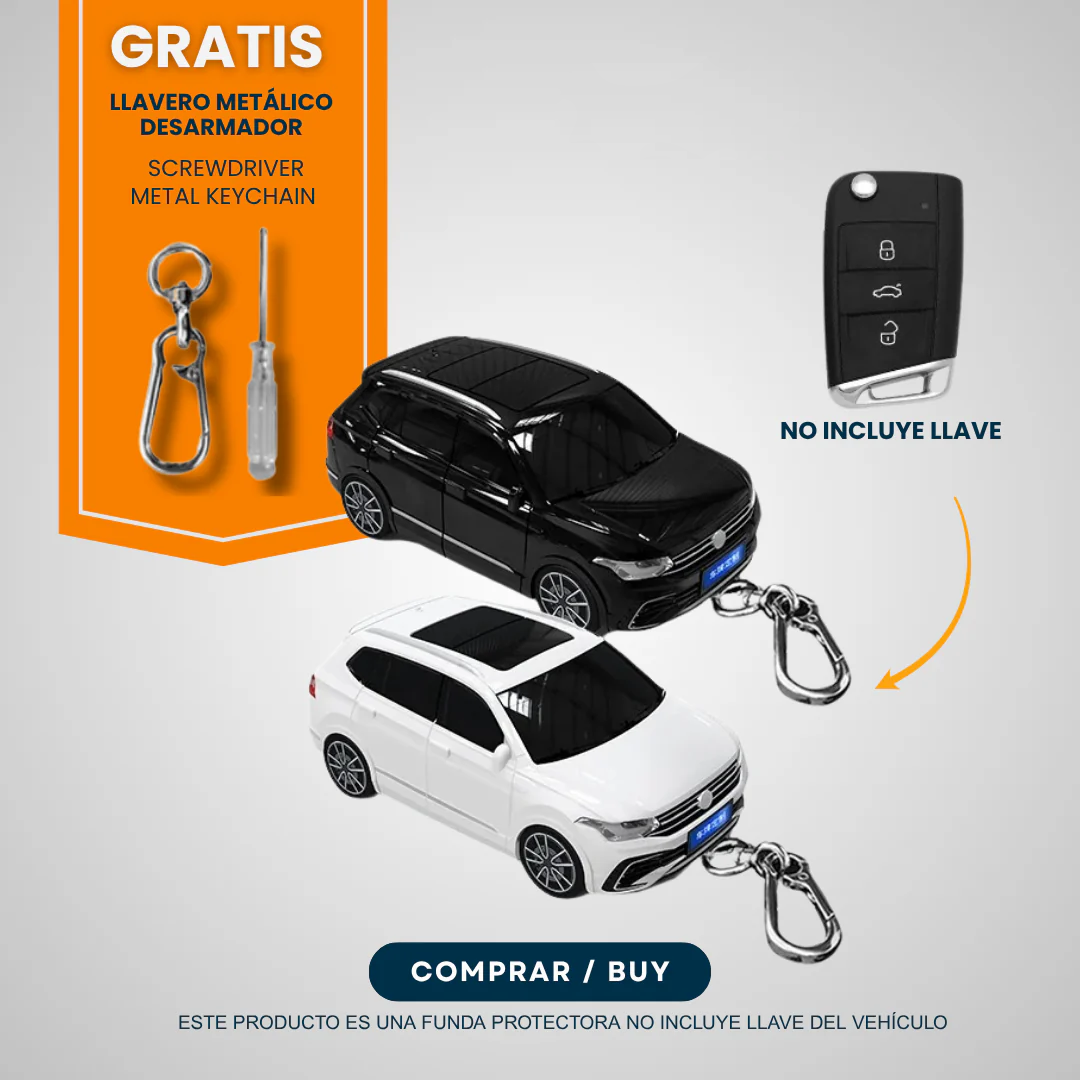 BlazeGuard Key - Diseño Alemán/compatible con Tiguan (DZ-7)