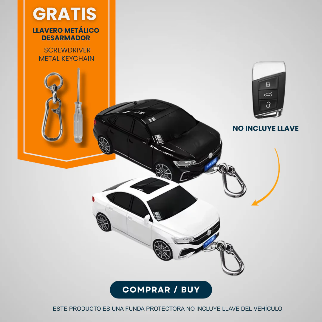 BlazeGuard Key - Diseño Alemán/compatible con Jetta A7, A8 (DZ-9)